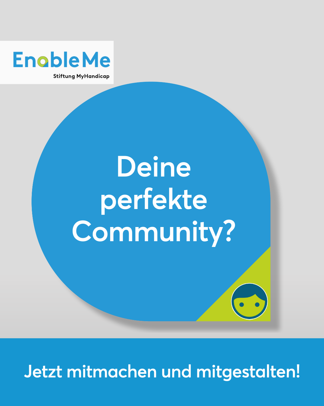 Ein Sticker mit dem Titel