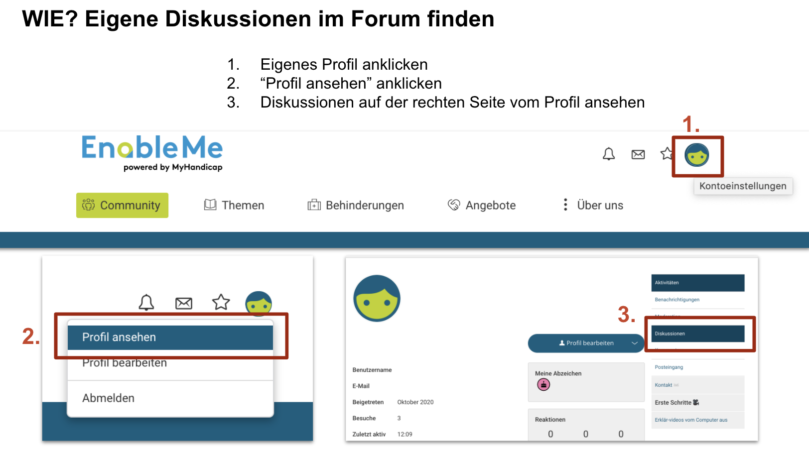 Wie? Eigene Diskussionen im Forum finden.png